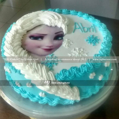 Themed Cake Of Frozen