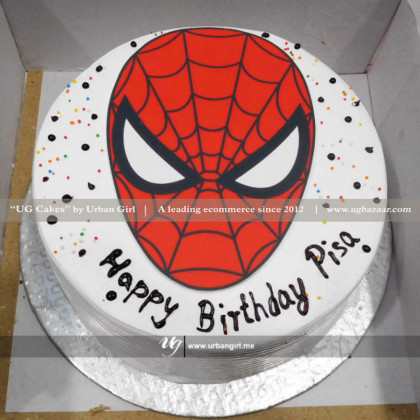 Spiderman Themed Cake