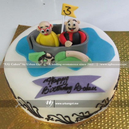 Motu Patlu Themed cake