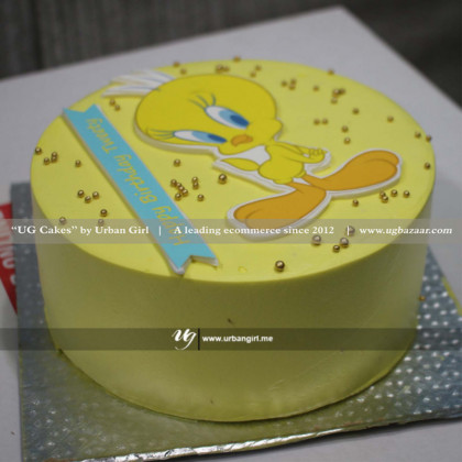Tweety Themed Cake