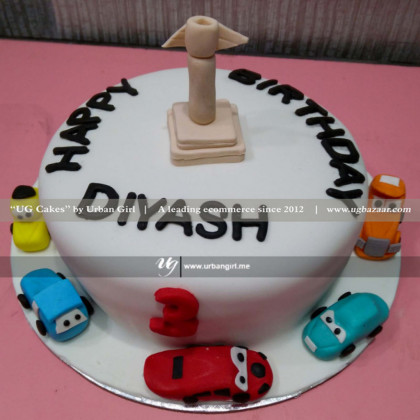 Car Theme Cake