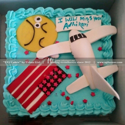 Miss You Farewell Cake