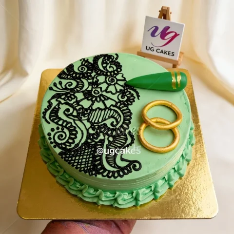 Cake For Mehendi Ceremony