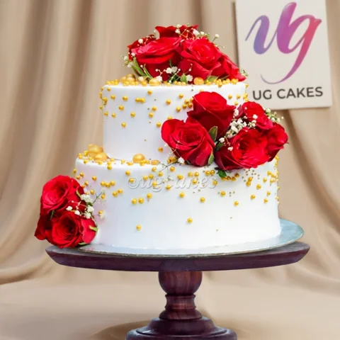 Double-Deck Wedding Cake