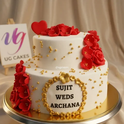 Double Deck Wedding Cake