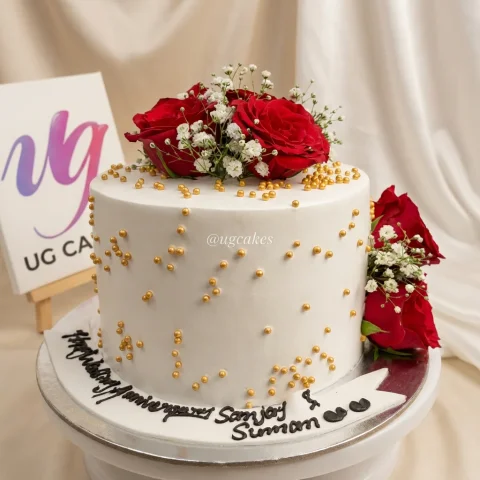 Wedding Anniversary Cake