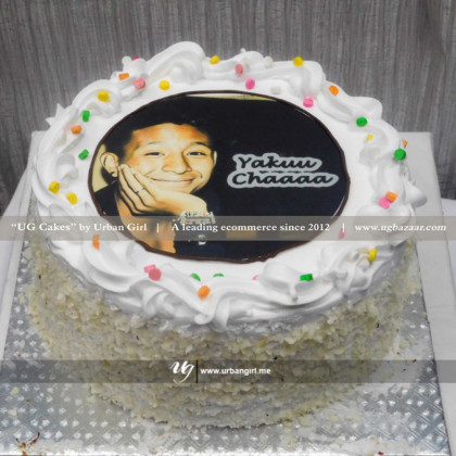 Cake With Printed Customized Photos