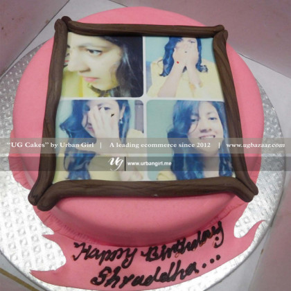 Cake With Printed Customized Photos