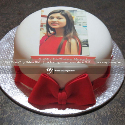 Cake With Printed Customized Photos