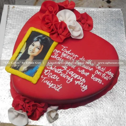 Cake With Printed Customized Photos