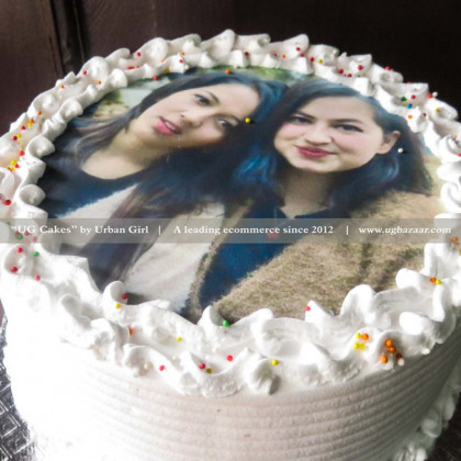 Cake With Printed Customized Photos