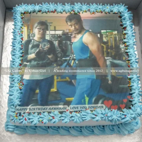 Cake With Printed Customized Photos