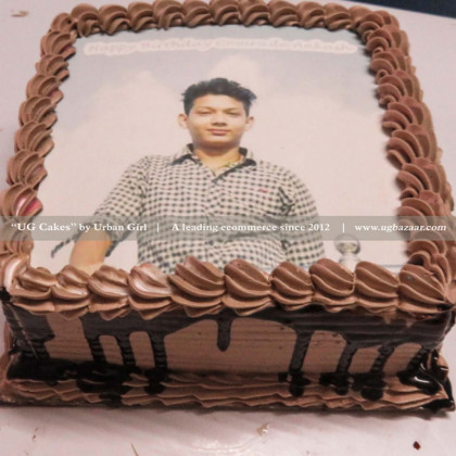 Cake With Printed Customized Photos