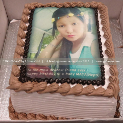 Cake With Printed Customized Photos