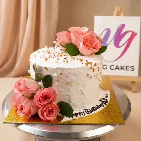 Anniversary and Engagement Cake