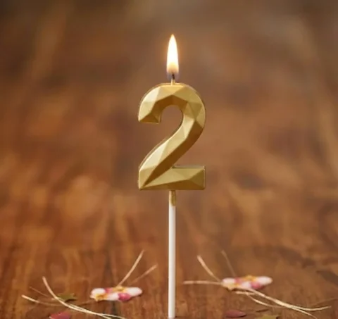 Number 2 Candle-Per Piece