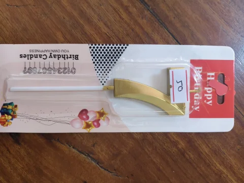 Number 7 Candle-Per Piece