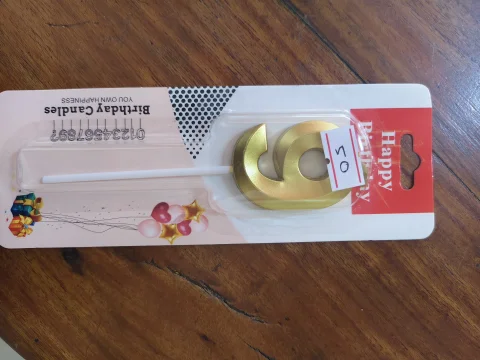 Number 9 Candle-Per Piece