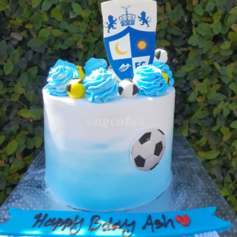 Football Club Themed Cake