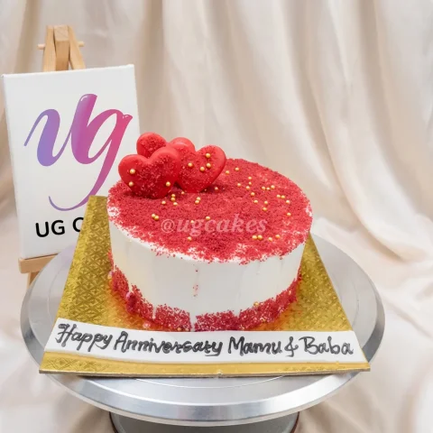 Romantic Red Cake