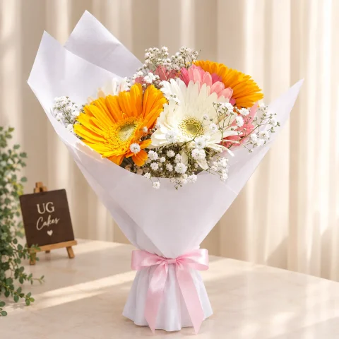 Gerbera Flower Bouquet