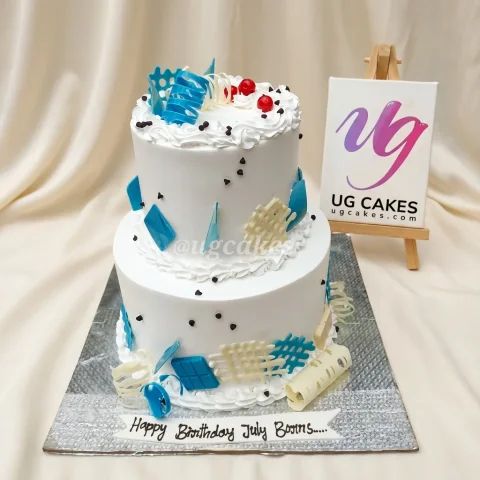 Double Decker Delight Cake