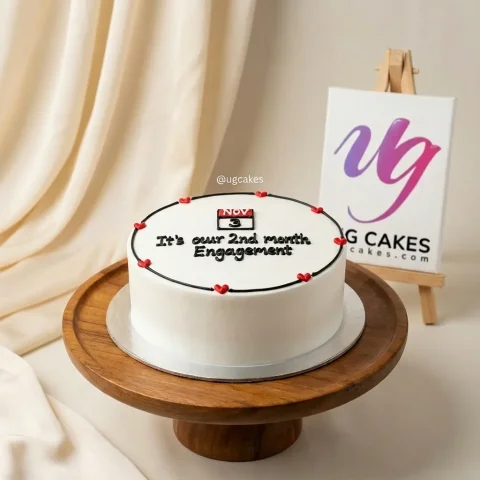 Calendar Engagement Cake