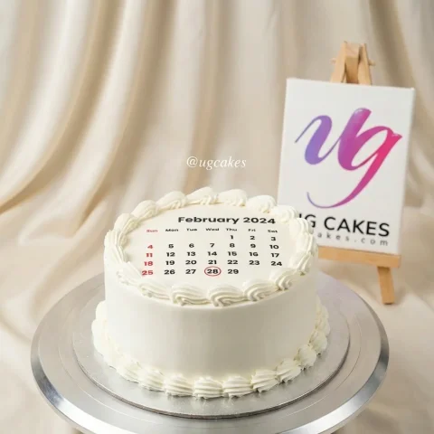 Calender Birthday Cake