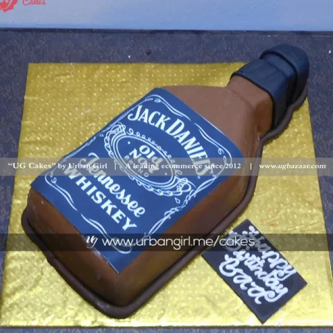 Jack Danel's Whiskey Designed Cake