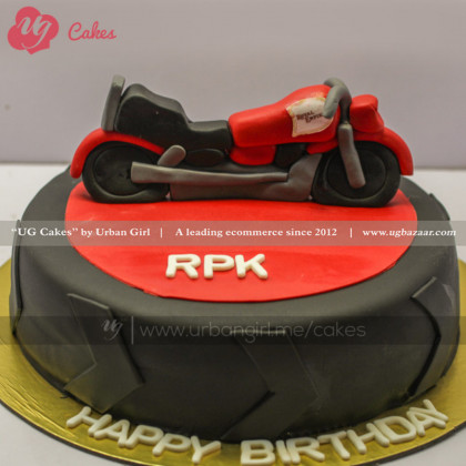 Royal Enfield Designed Cake