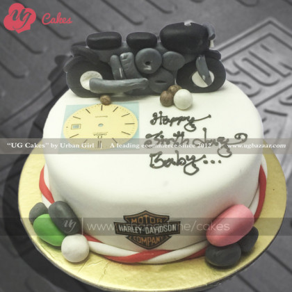 Motor Harley Davidson Designed Cake