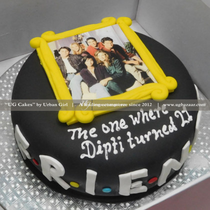 Friend Ship Designed Cake