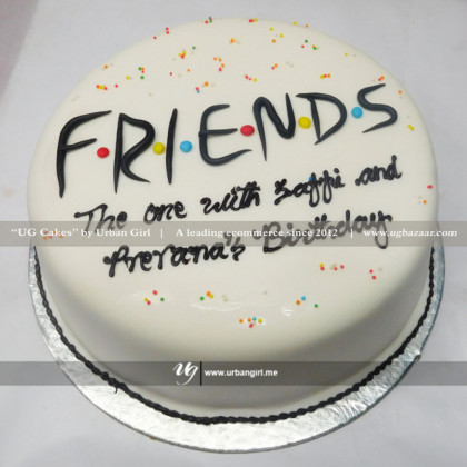 FRIENDS Themed Cake