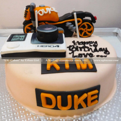 Duke Designed Birthday Cake