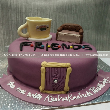 Dark Home Designed Cake