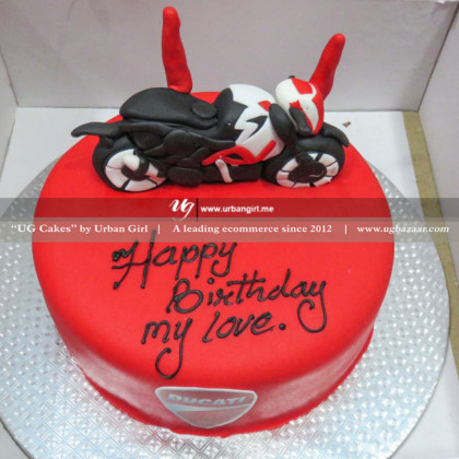 Ducati Bike Designed Cake