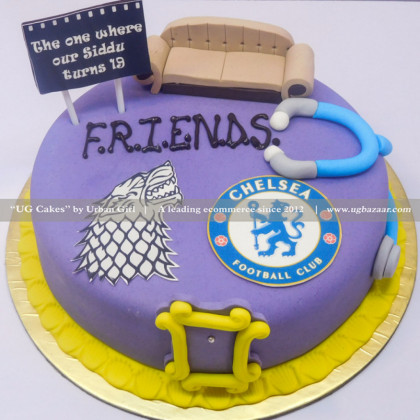 Mix-Up Designed Cake