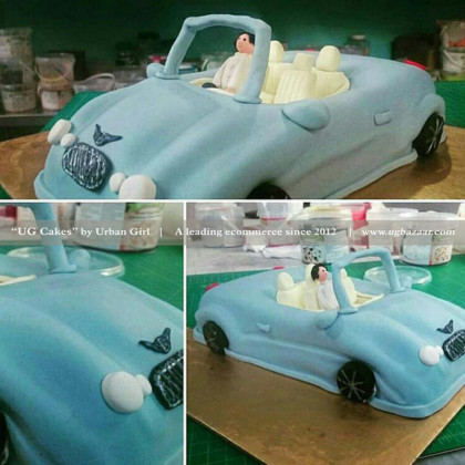 Vintage Car Designed Cake