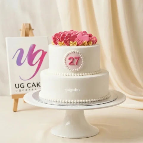Heartwarming Anniversary Cake