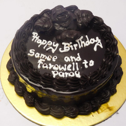 Decadent Dark Chocolate Delight Cake
