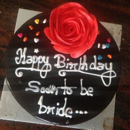 Luxurious Chocolate Birthday Cake For Her