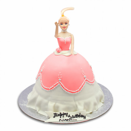 Pink Princess Dress Cake