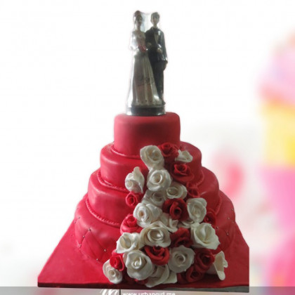 Custom Couple Idol Triple Decker Cake