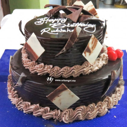 Double Chocolate Overload Cake