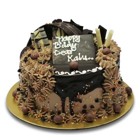 Chocolate Cake with Choco Barks