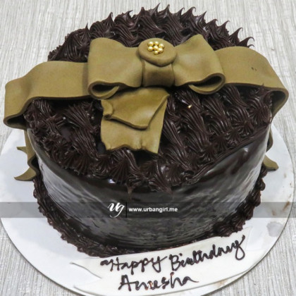 Caramel Ribbon Chocolate Cake