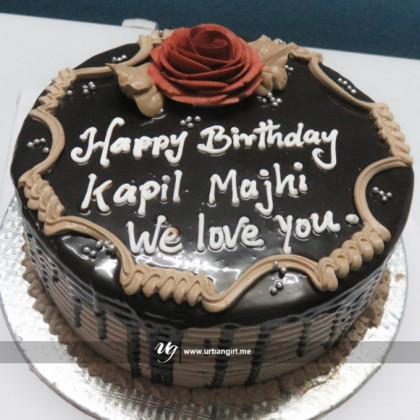 Chocolate Rose Garland Cake