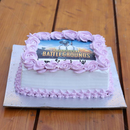 Pubg Wallpaper Printed Cake