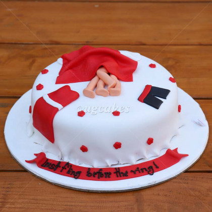 Before the ring Bachelorette Cake