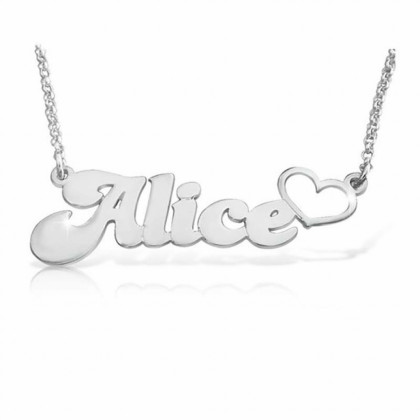 Silver Name Pendant